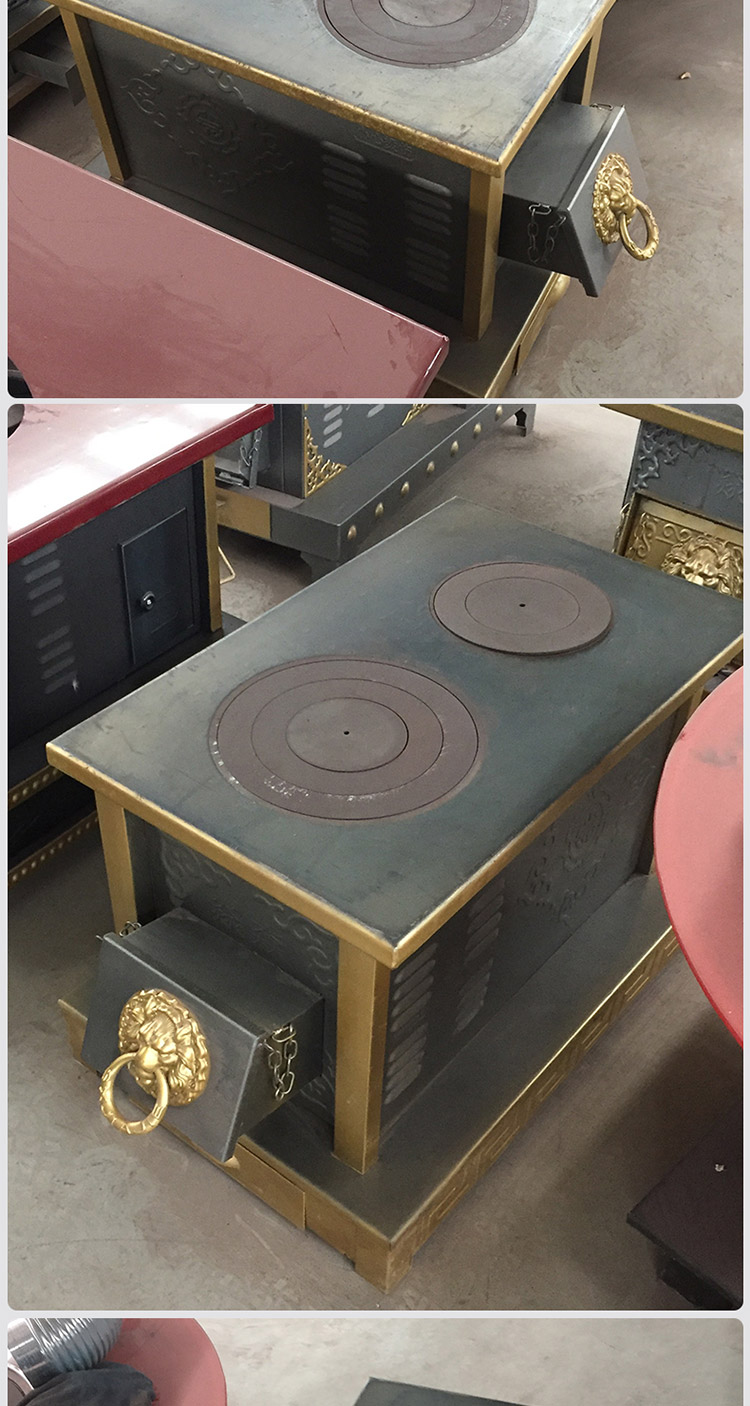 0.8米雙鍋位柴煤兩用小號藏爐—多功能家用取暖藏爐【爐具】焱森爐業(yè)